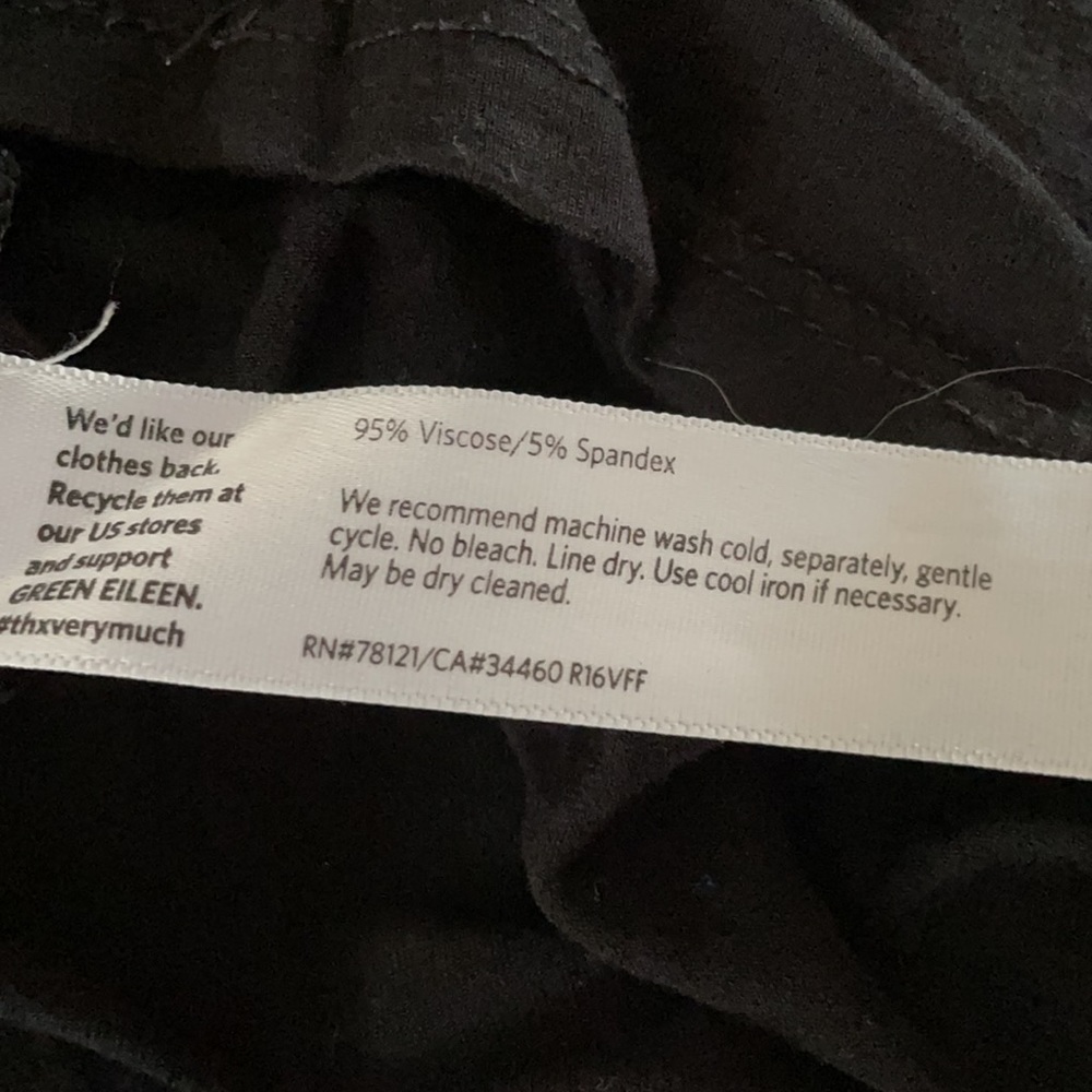Eileen Fisher Black Long Sleeve Top - Picture 6 of 6